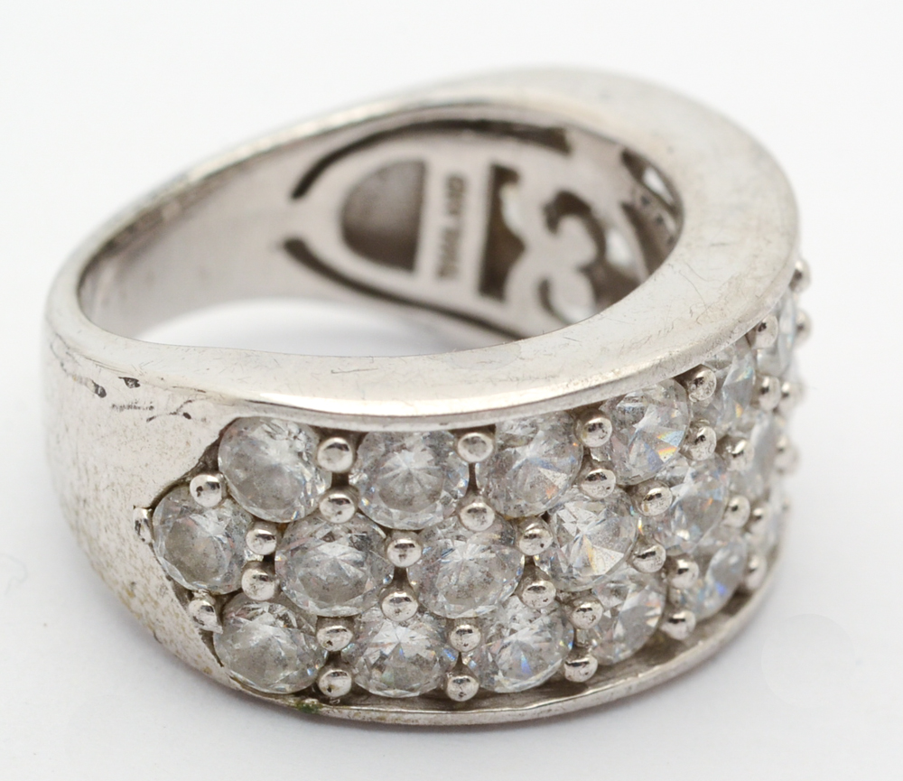 Sterling Silver and Cubic Zirconia Rings and Bracelets