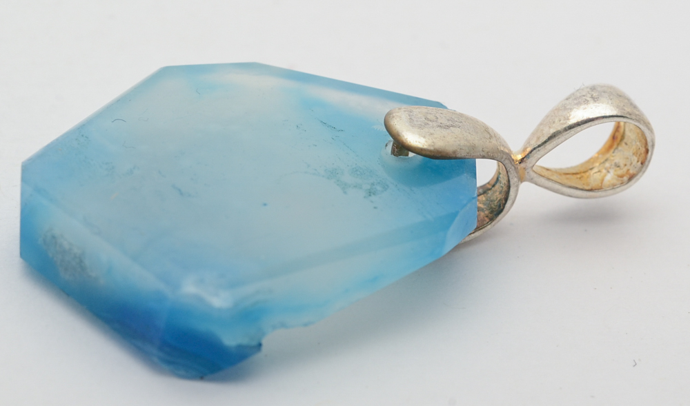 Sterling Silver and Druzy Stone Rings and Pendant