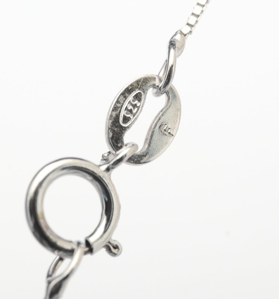 Sterling Silver Gemstone Pendant Necklaces and Two Jasper Pendants