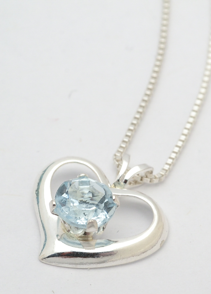 Sterling Silver and Gemstone Pendant Necklaces and Two Jasper Pendants