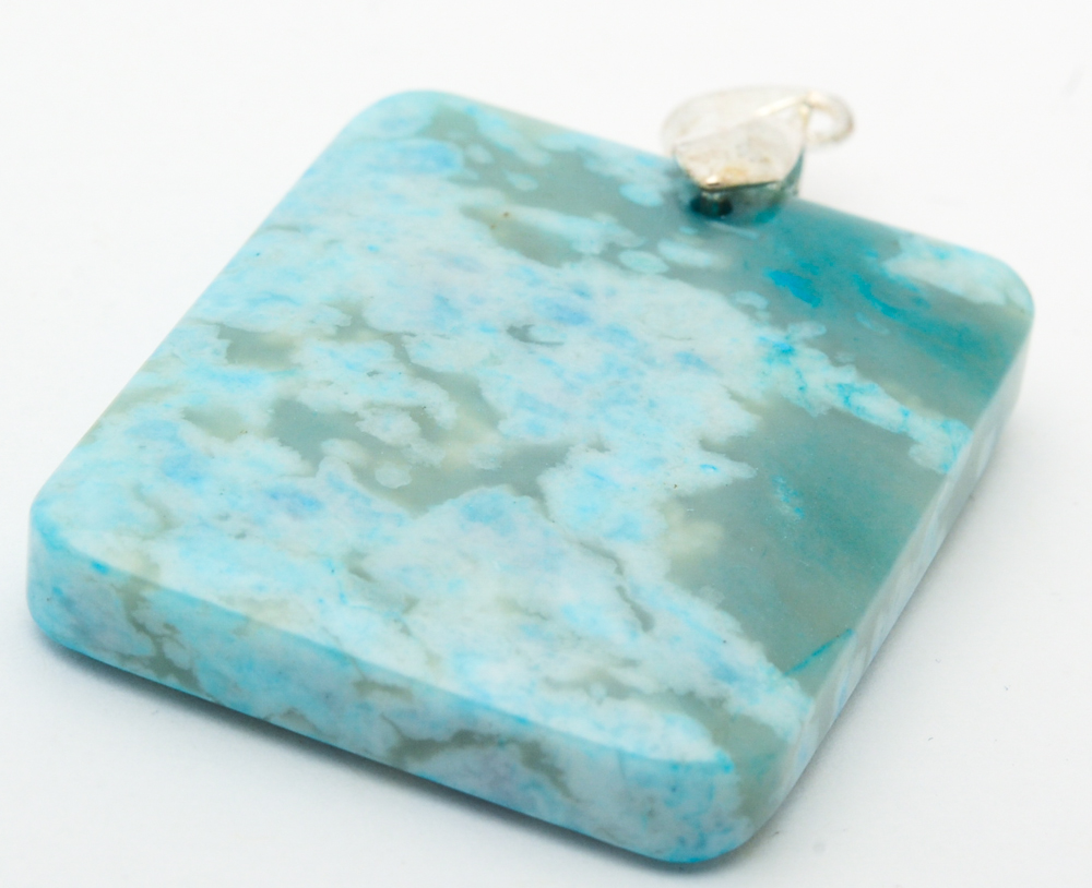 Sterling Silver and Gemstone Pendant Necklaces and Two Jasper Pendants