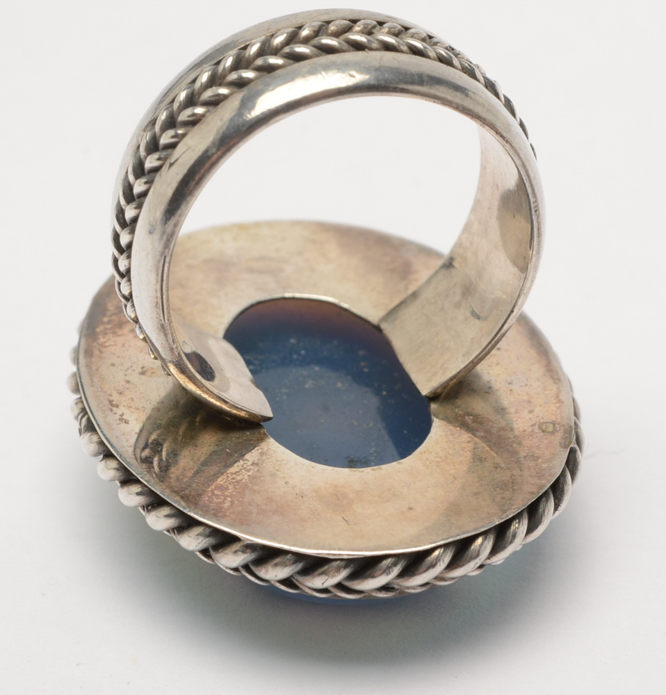 Sterling Silver Druzy Stone Rings