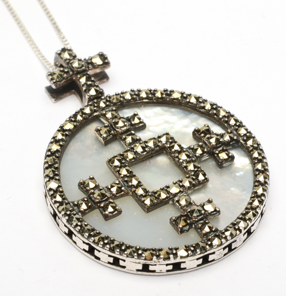 Sterling Silver and Smoky Topaz Ring Plus Pearl Jewelry