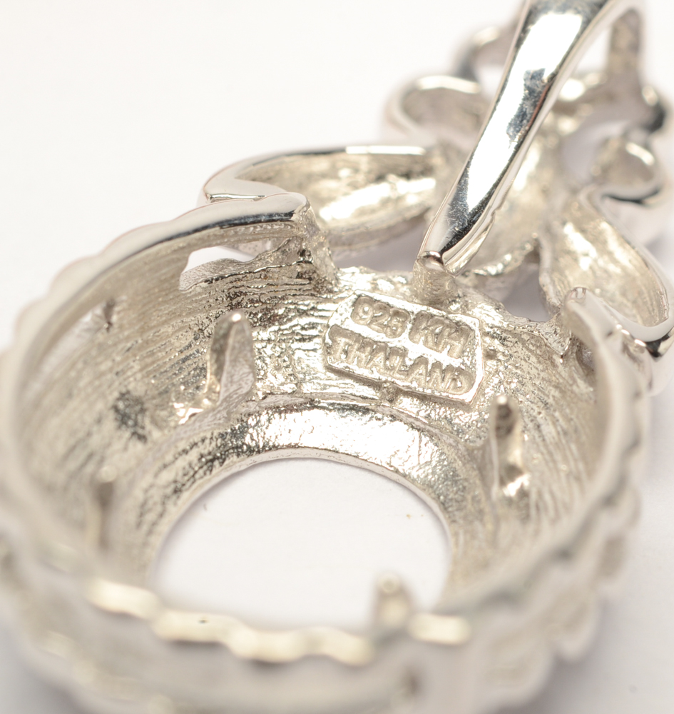 Sterling Silver Pendant and Bracelet Semi-Mounts