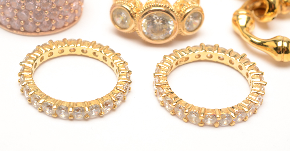 Sterling Silver Jewelry with Gold Finish