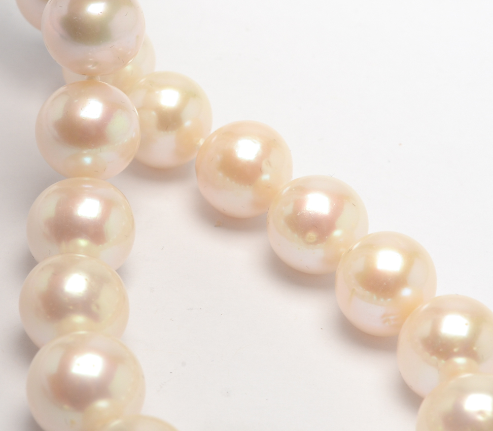 14K Gold Cultured Freshwater Pearl Necklace
