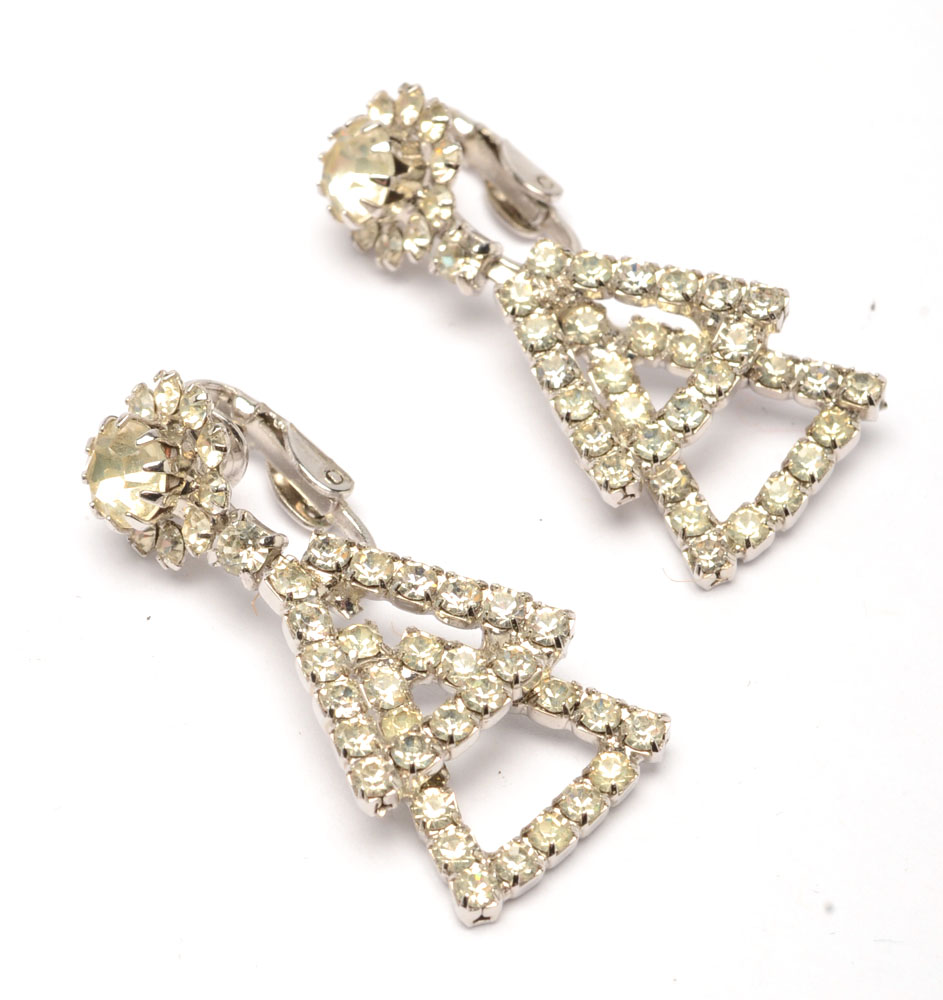 Vintage Group of Silver Tone Weiss Jewelry