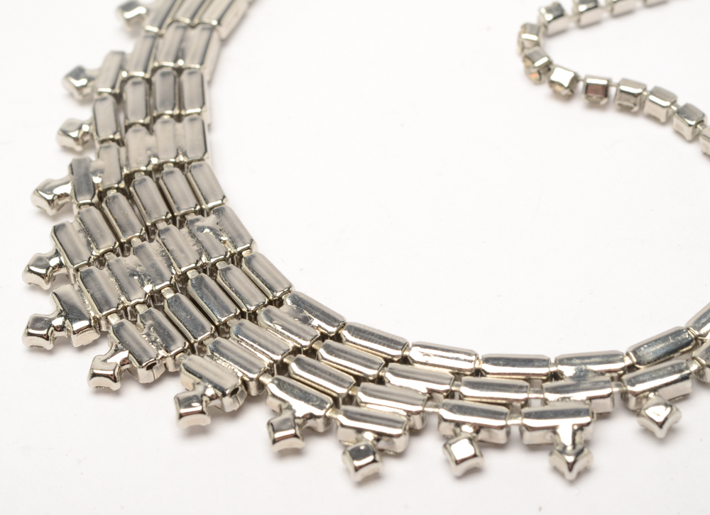 Vintage Group of Silver Tone Weiss Jewelry