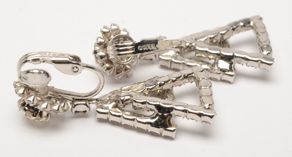 Vintage Group of Silver Tone Weiss Jewelry