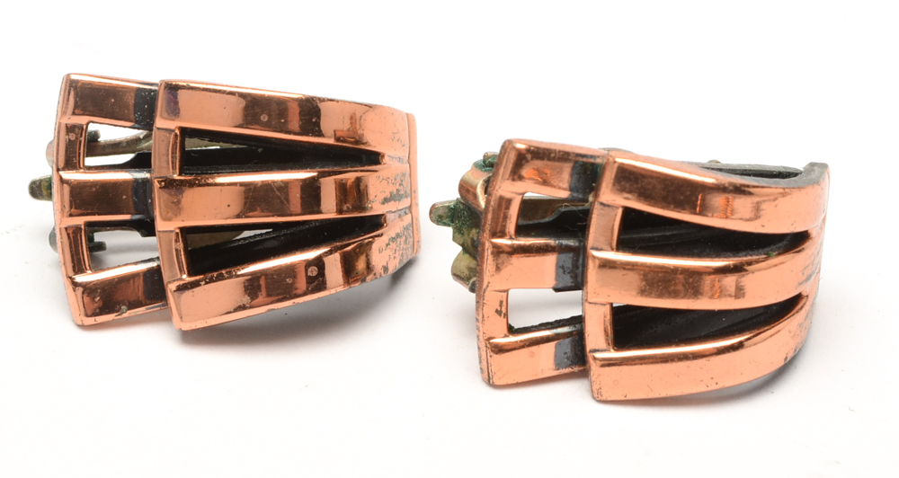 Vintage 1950's Renoir Copper Jewelry Group