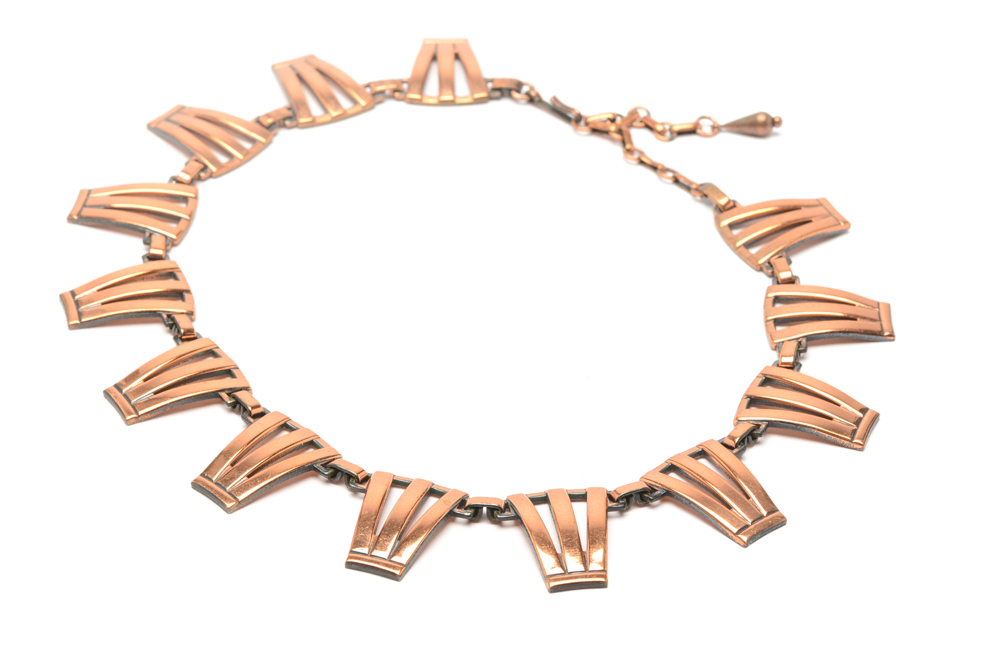 Vintage 1950's Renoir Copper Jewelry Group