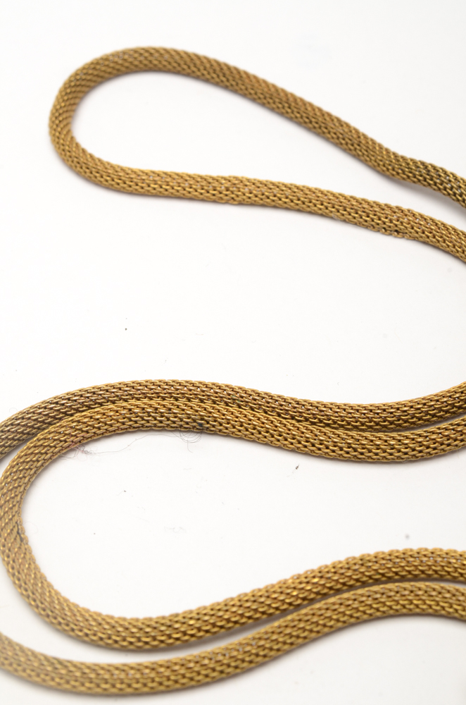 Vintage Miriam Haskell Butterfly Slide Necklace with Feather Pin