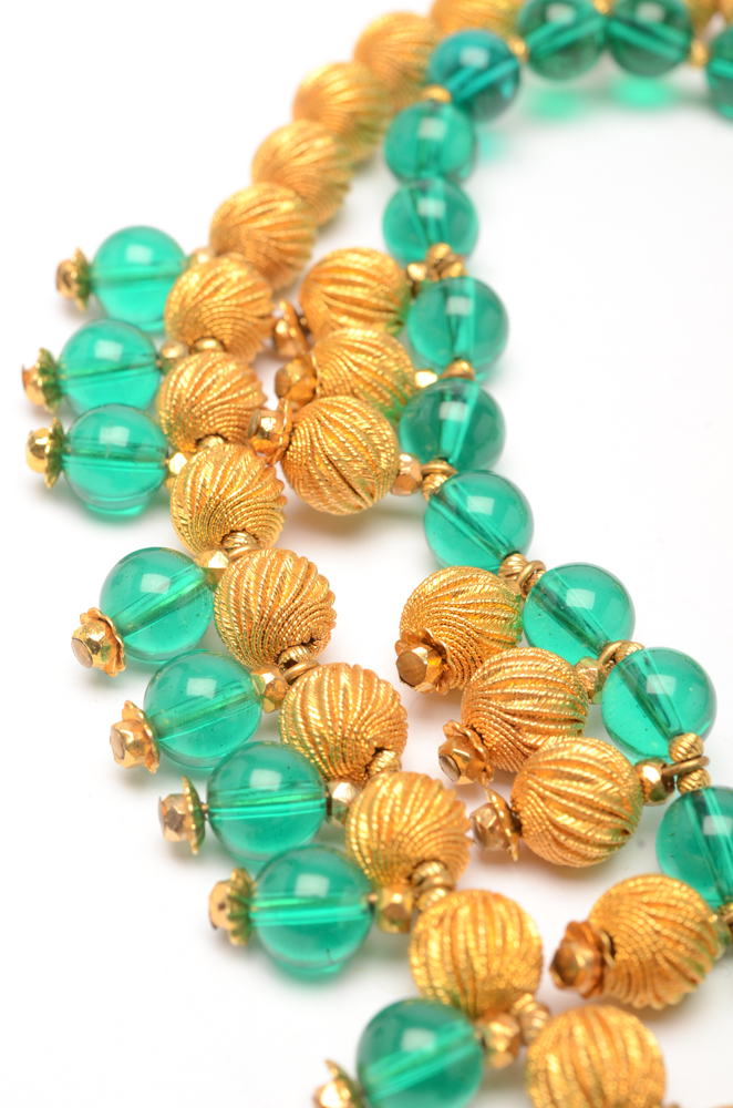 Vintage Vogue Gold Tone Jewelry Set