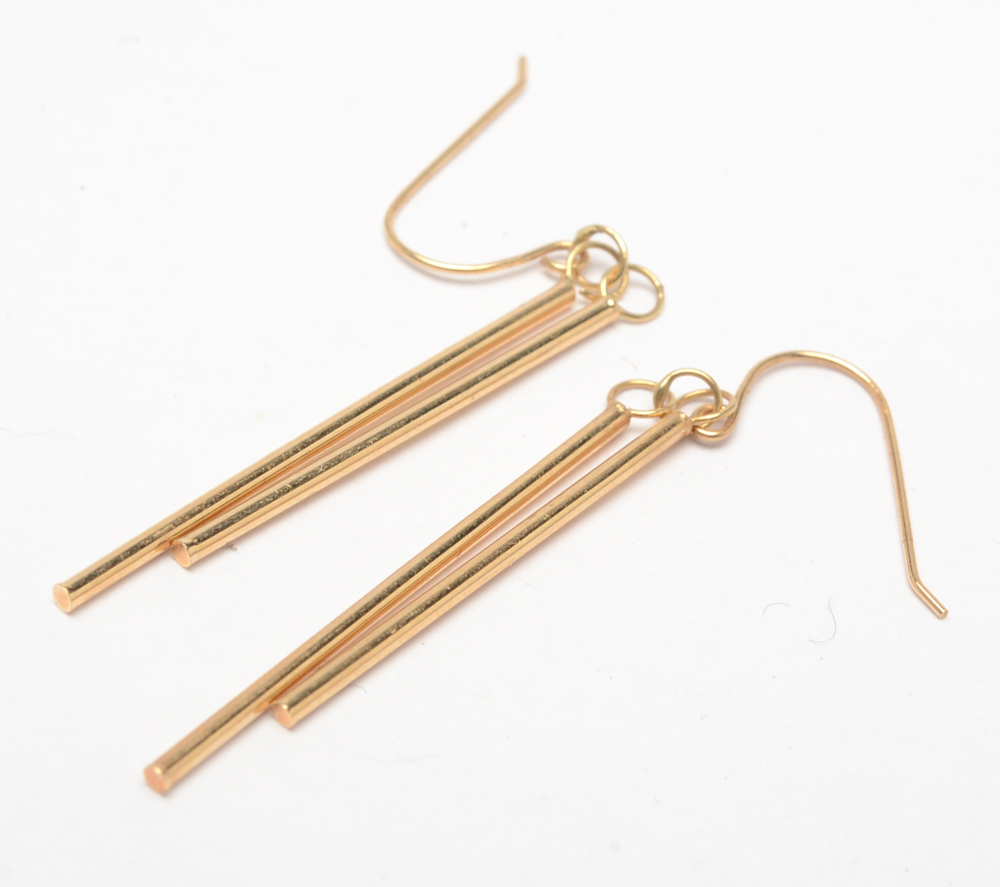 14K Yellow Gold Earrings