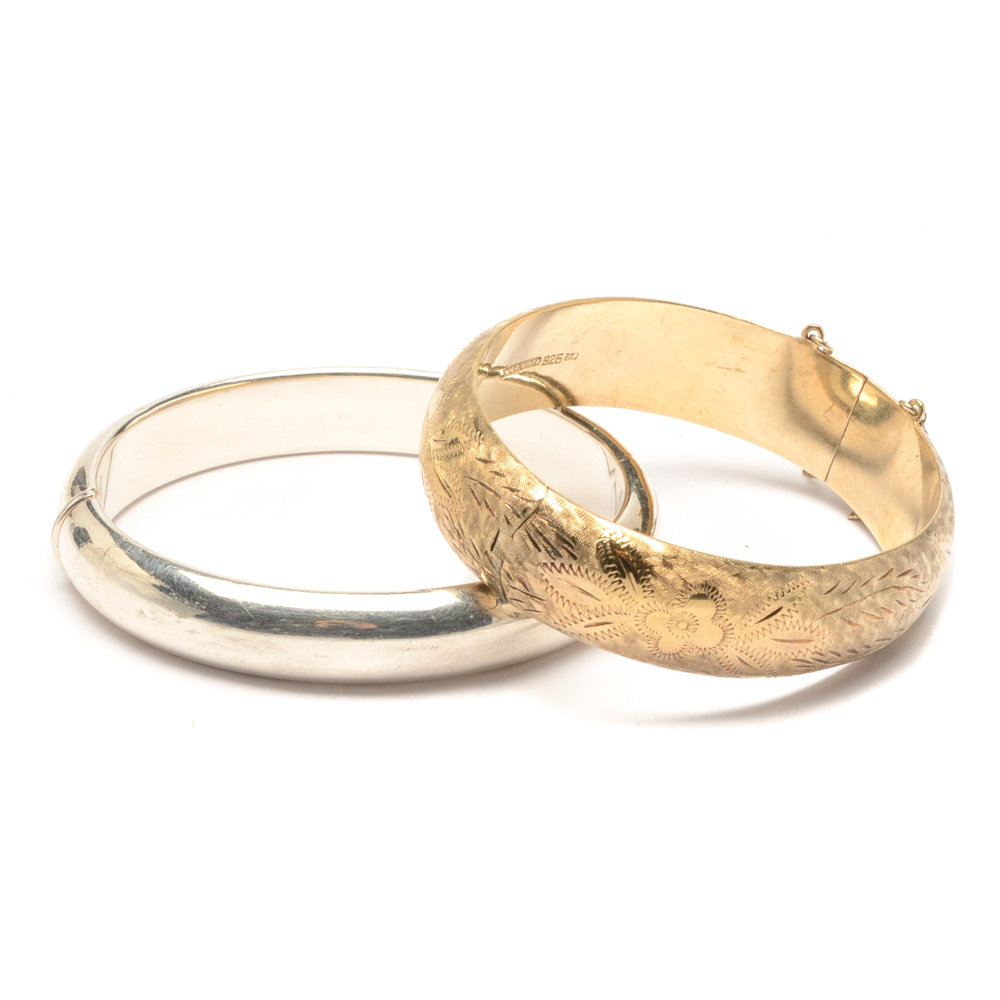 Sterling Silver Bangle Bracelets