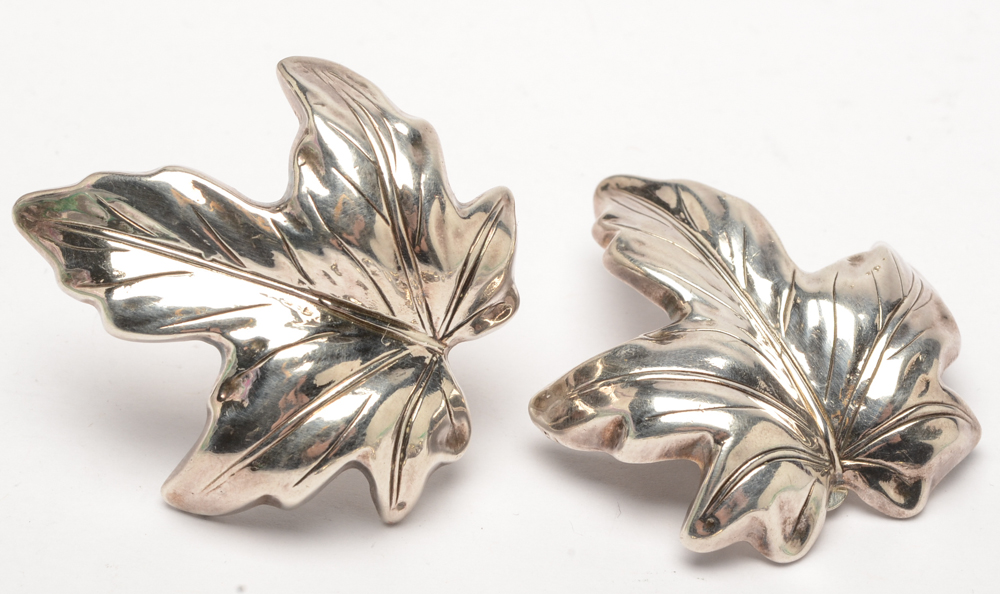 Group of Sterling Silver Clip and Screw Back Earring