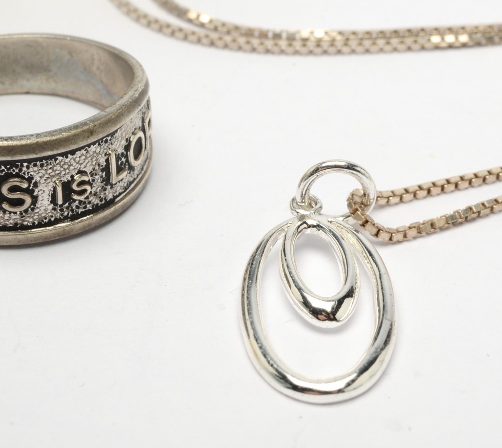 Sterling Silver Jewelry Including Mother of Pearl