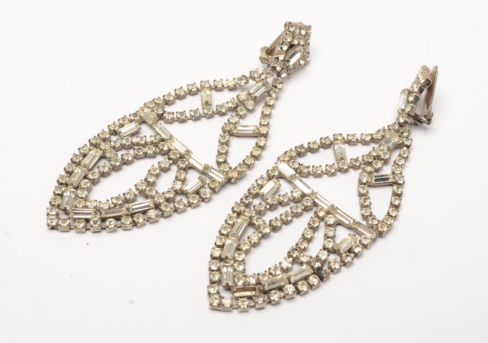 Collection of Rhinestone Jewelry