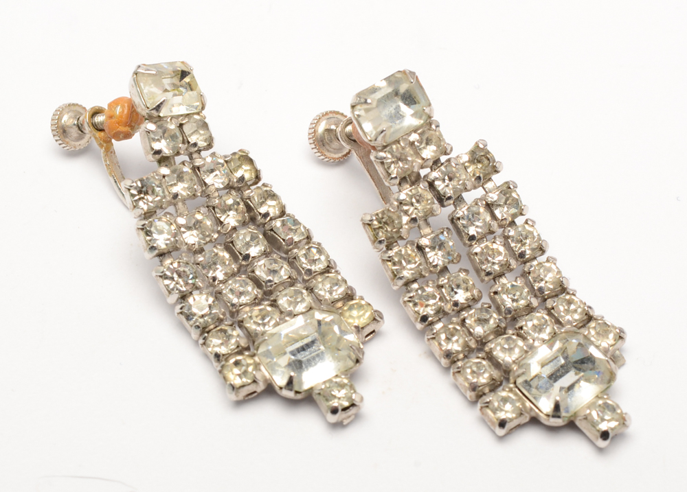 Collection of Rhinestone Jewelry