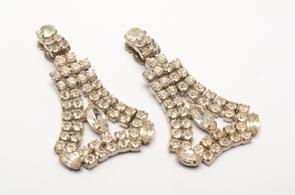 Collection of Rhinestone Jewelry