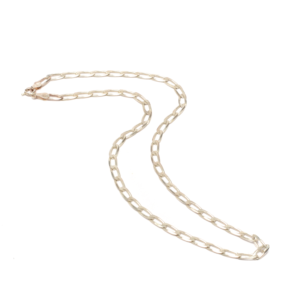 Sterling Silver Italian Link Necklace