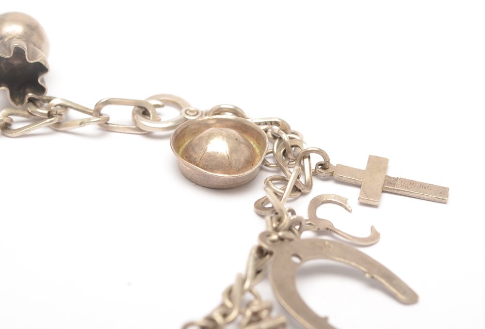 Sterling Silver Charm Bracelet