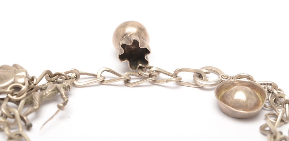 Sterling Silver Charm Bracelet