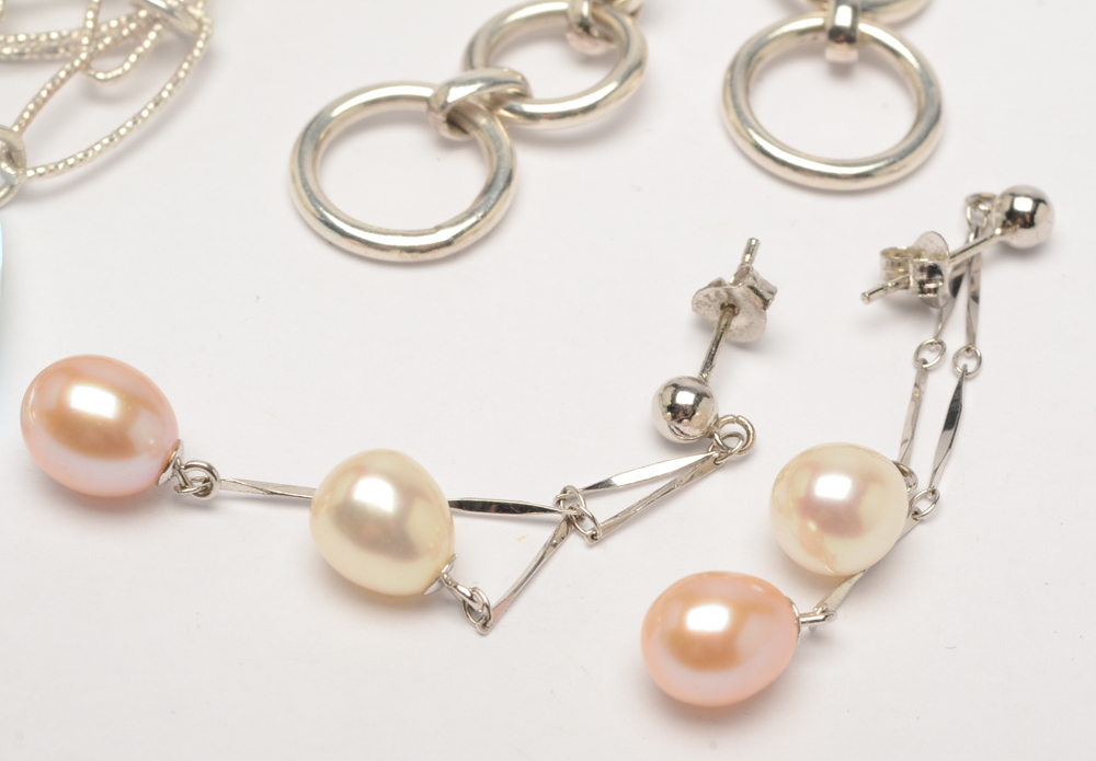 Group of Sterling Silver Jewelry