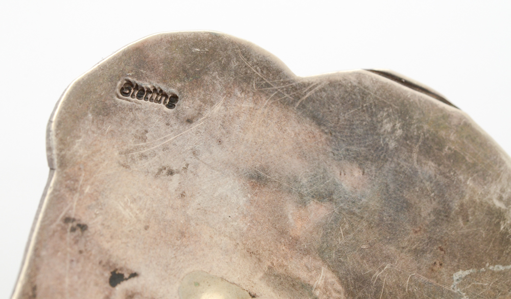 Sterling Silver Bison Belt Buckle