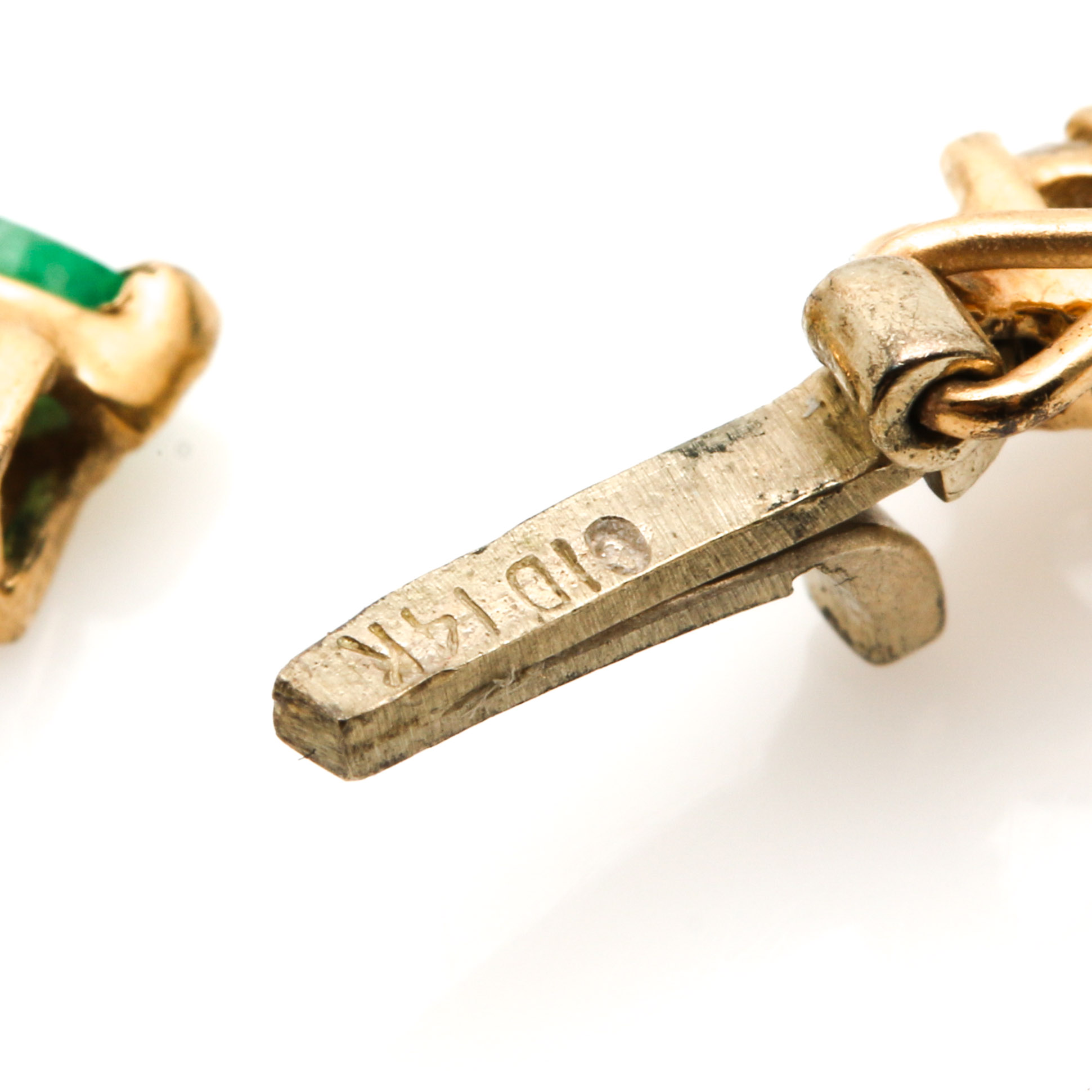 Clyde Duneier 14K Yellow Gold Emerald and Diamond Tennis Bracelet