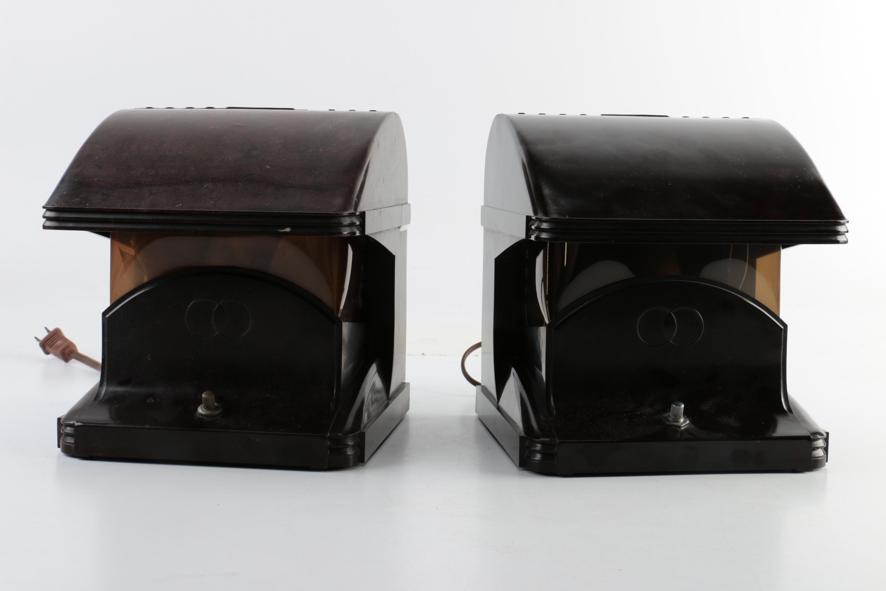 Art Deco Polaroid No. 112 Desk Lamps by Clarence Kennedy and Charles Baratelli