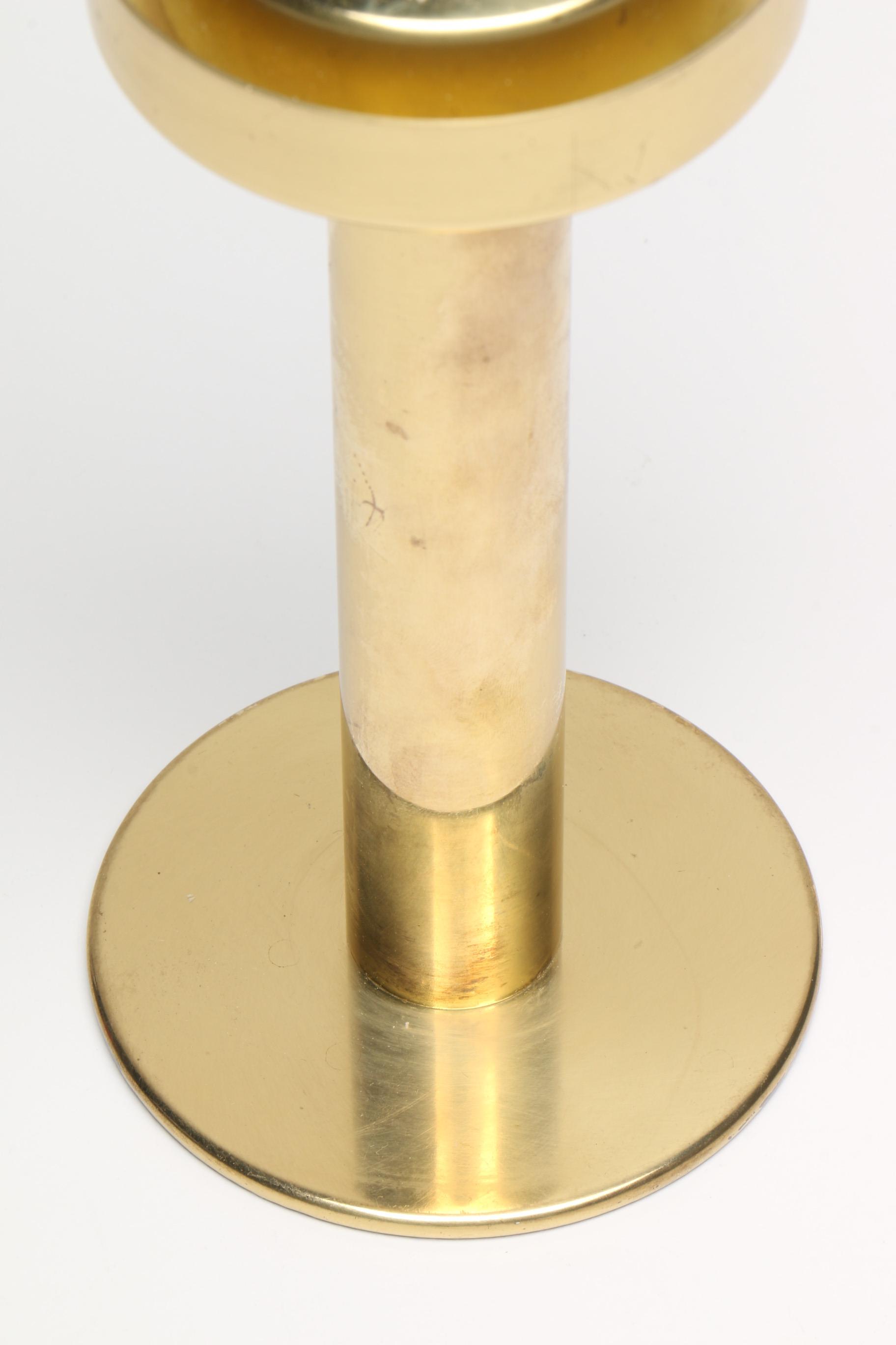 Modern Hans-Agne Jakobsson Brass Candlestick for Markaryd