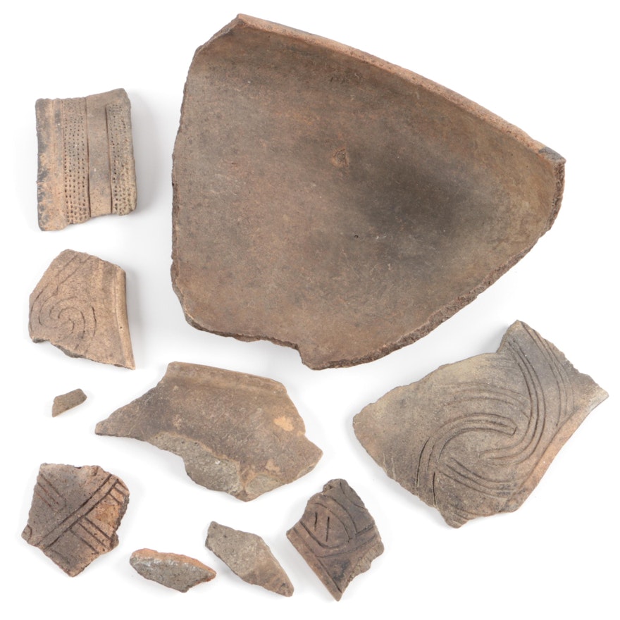 Earthenware Pottery Fragments