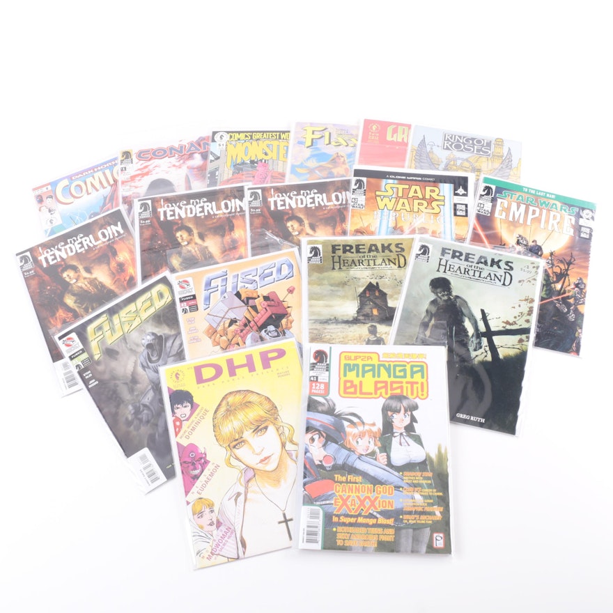 Collection of Dark Horse Comic Books featuring "Freaks of the Heartland"