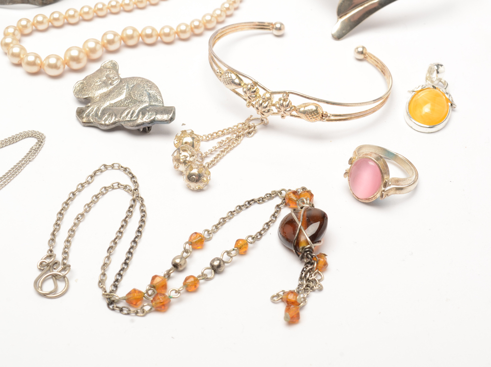 Silver Tone Costume Jewelry