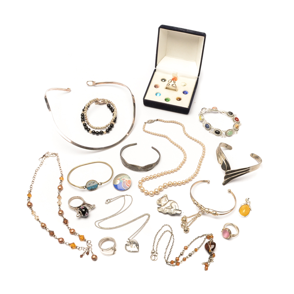 Silver Tone Costume Jewelry
