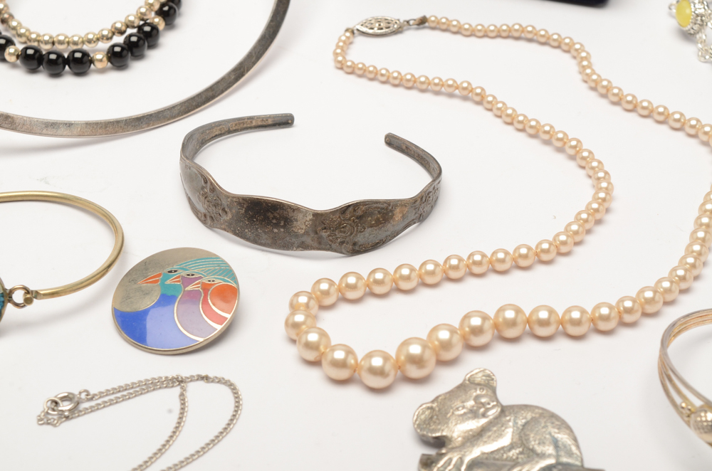 Silver Tone Costume Jewelry