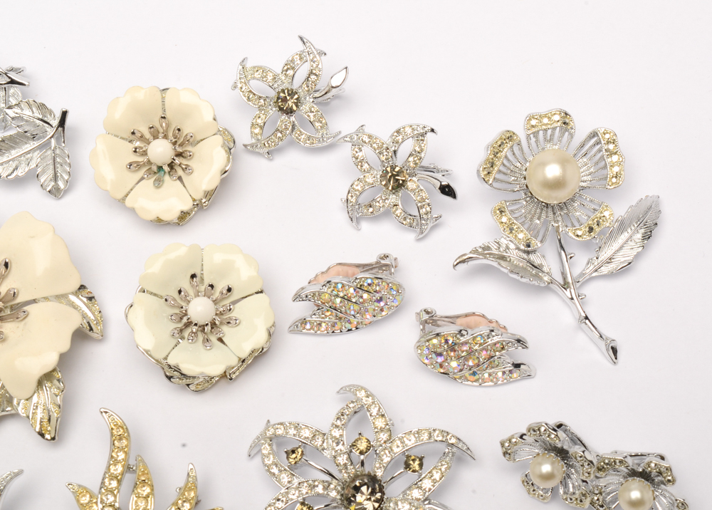 Vintage Silver Tone Costume Jewelry