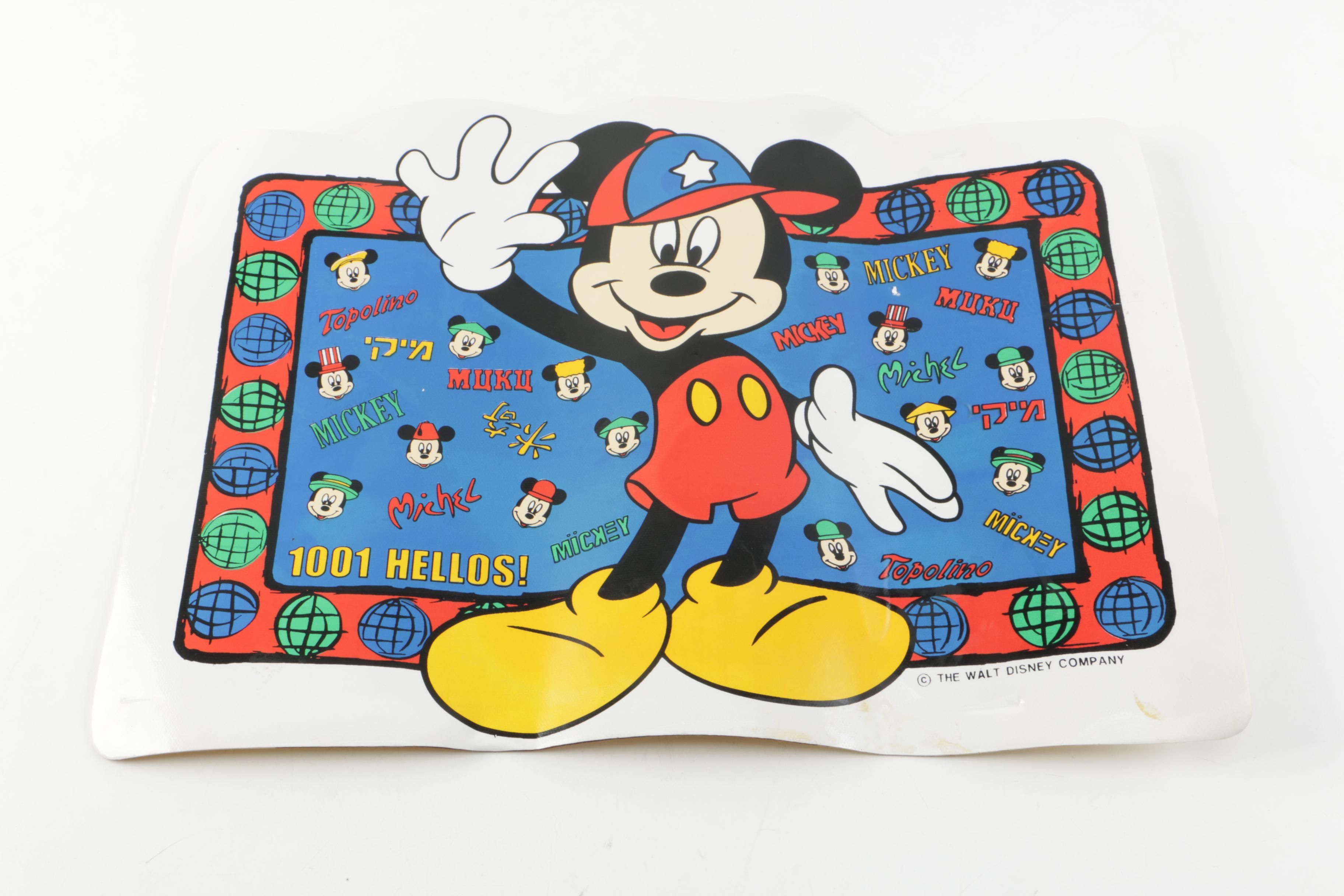 Assortment of Disney Mickey Mouse Items
