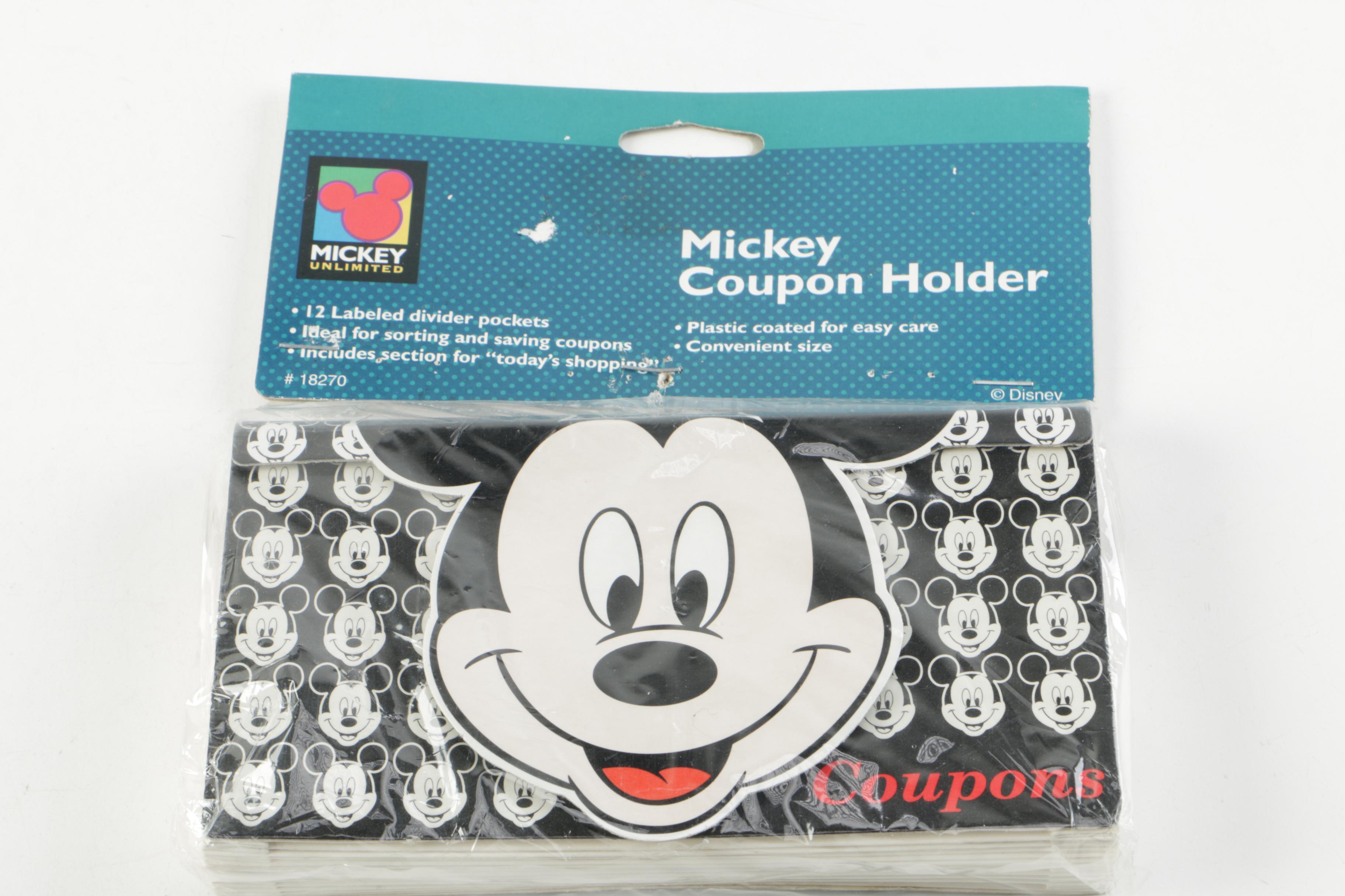 Assortment of Disney Mickey Mouse Items