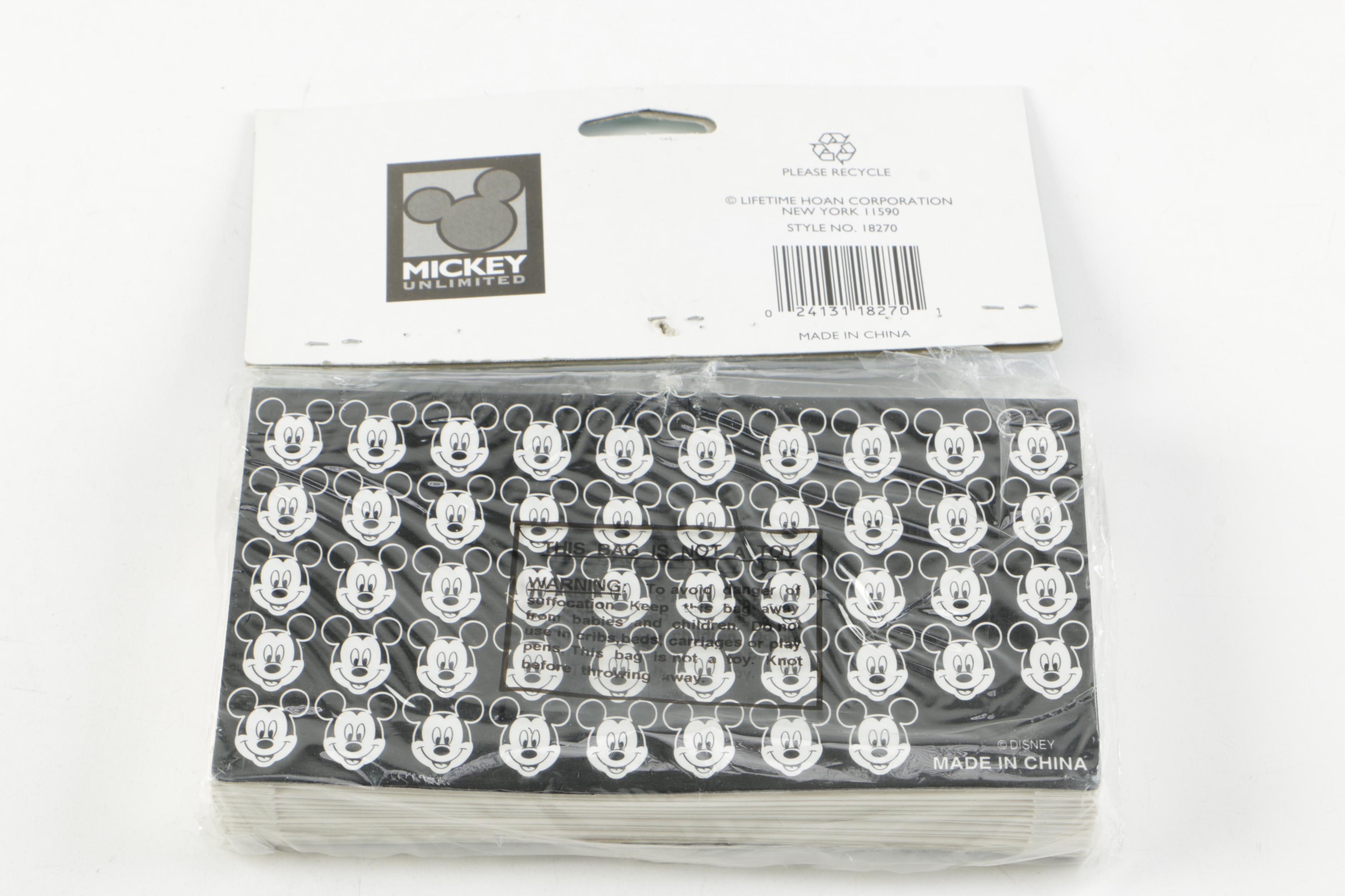 Assortment of Disney Mickey Mouse Items