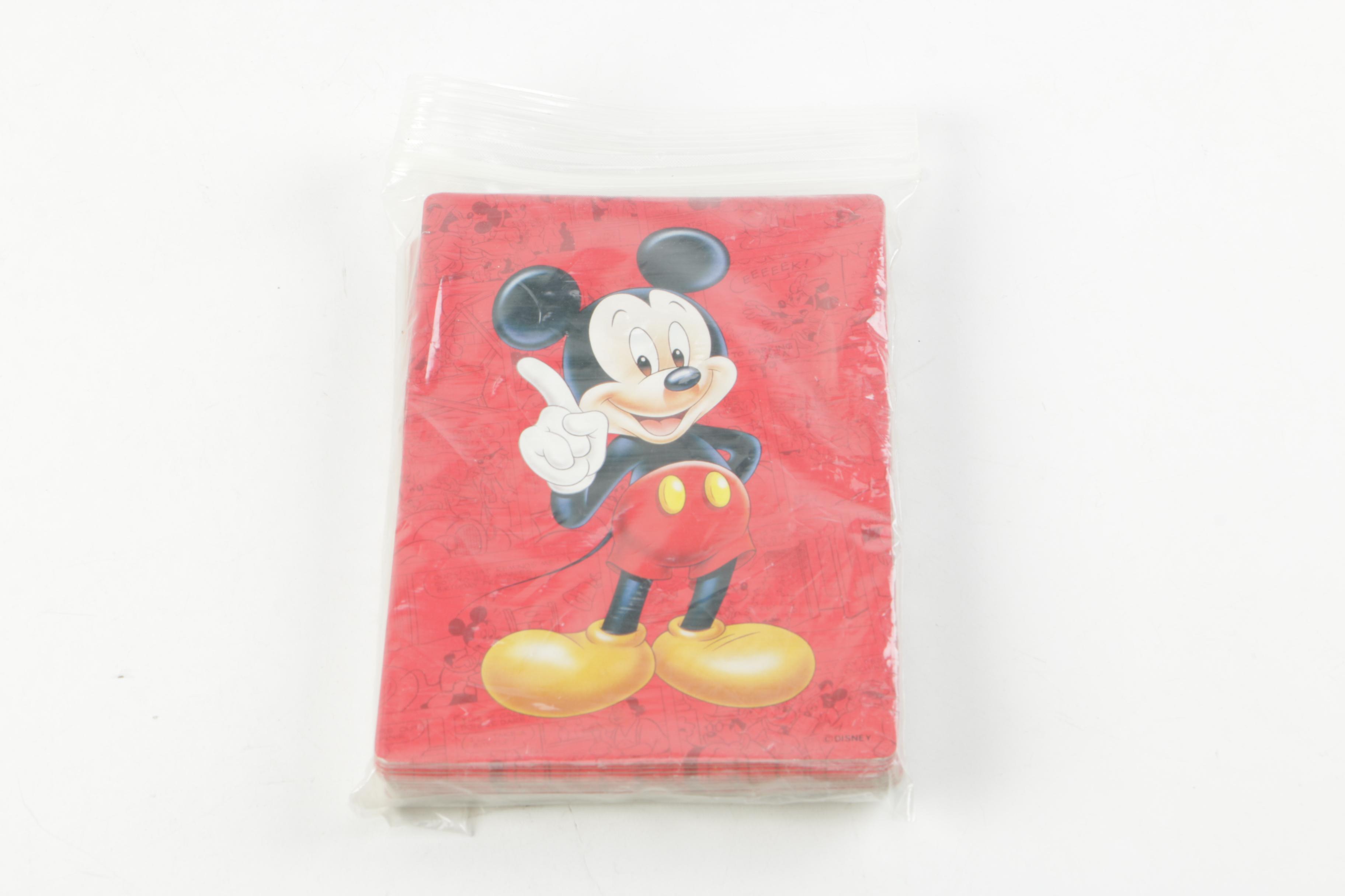 Assortment of Disney Mickey Mouse Items