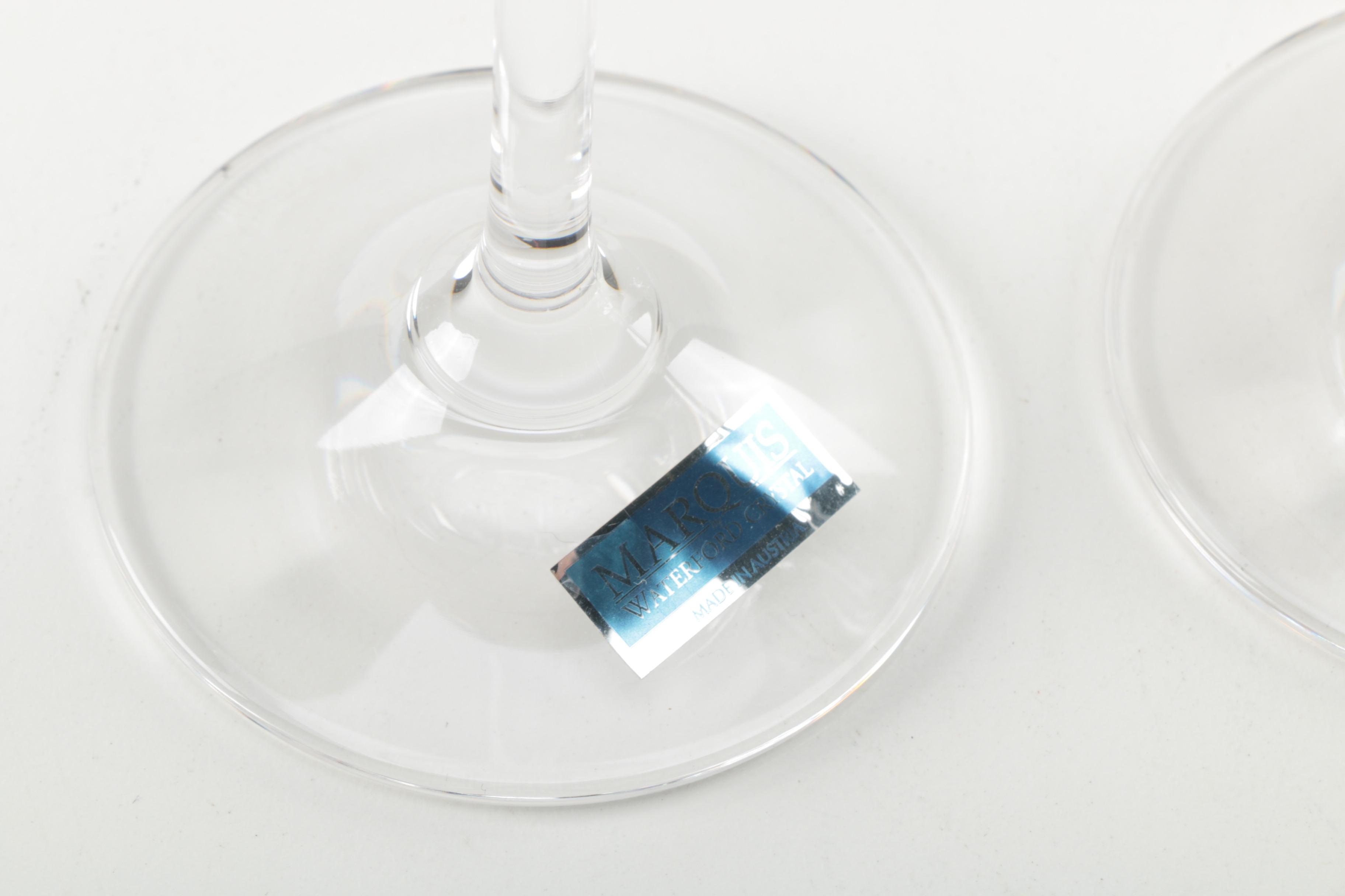 Marquis by Waterford "2000" Crystal Champagne Flutes