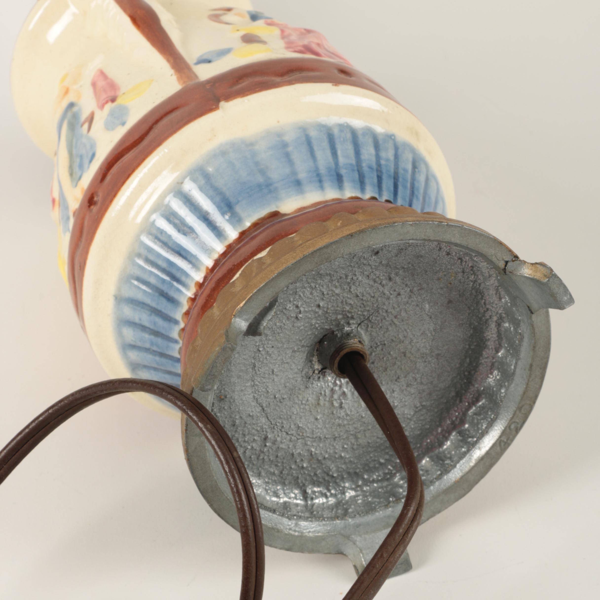 Vintage Ceramic Table Lamp Base
