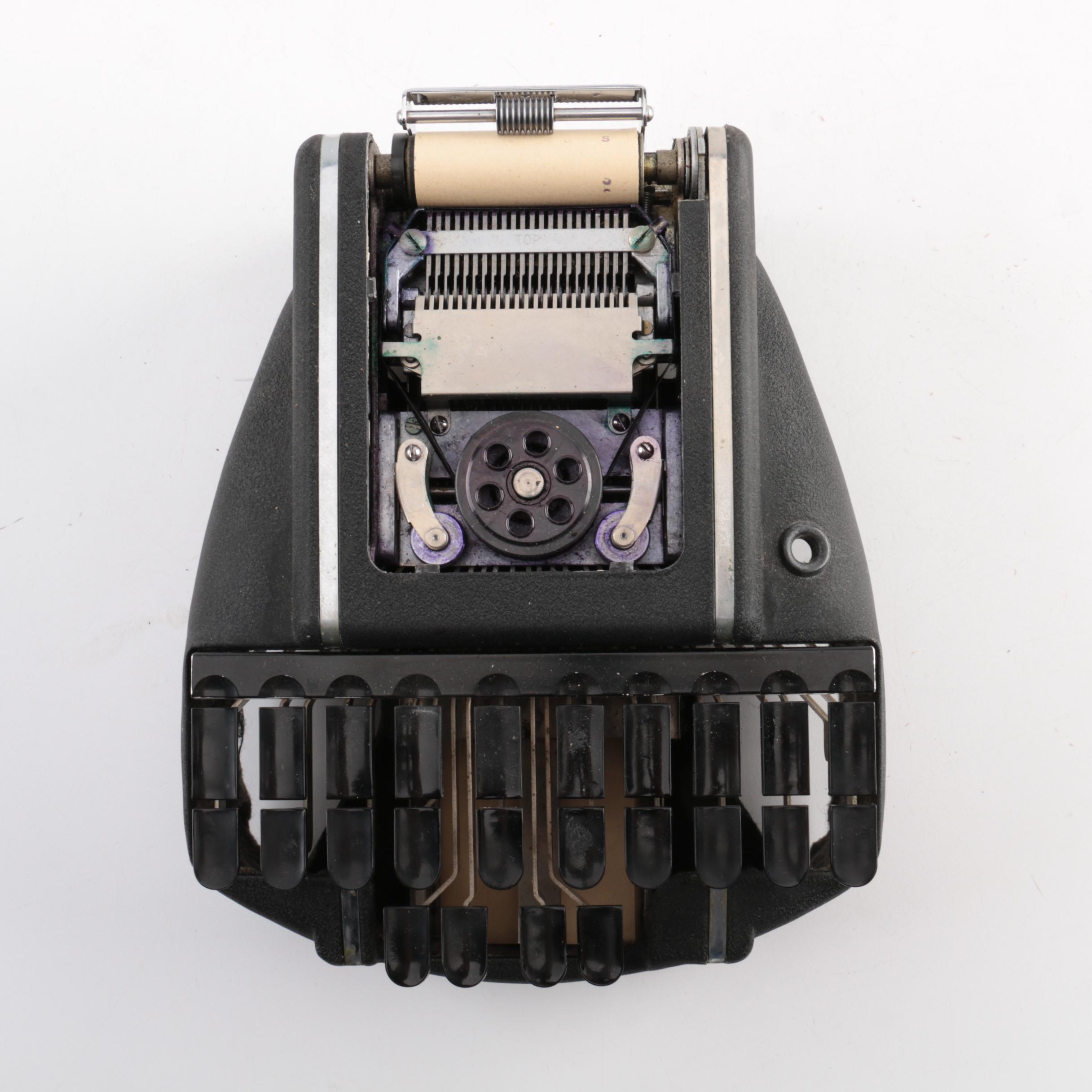 Vintage Stenograph in Case with Ink and Steno Pads