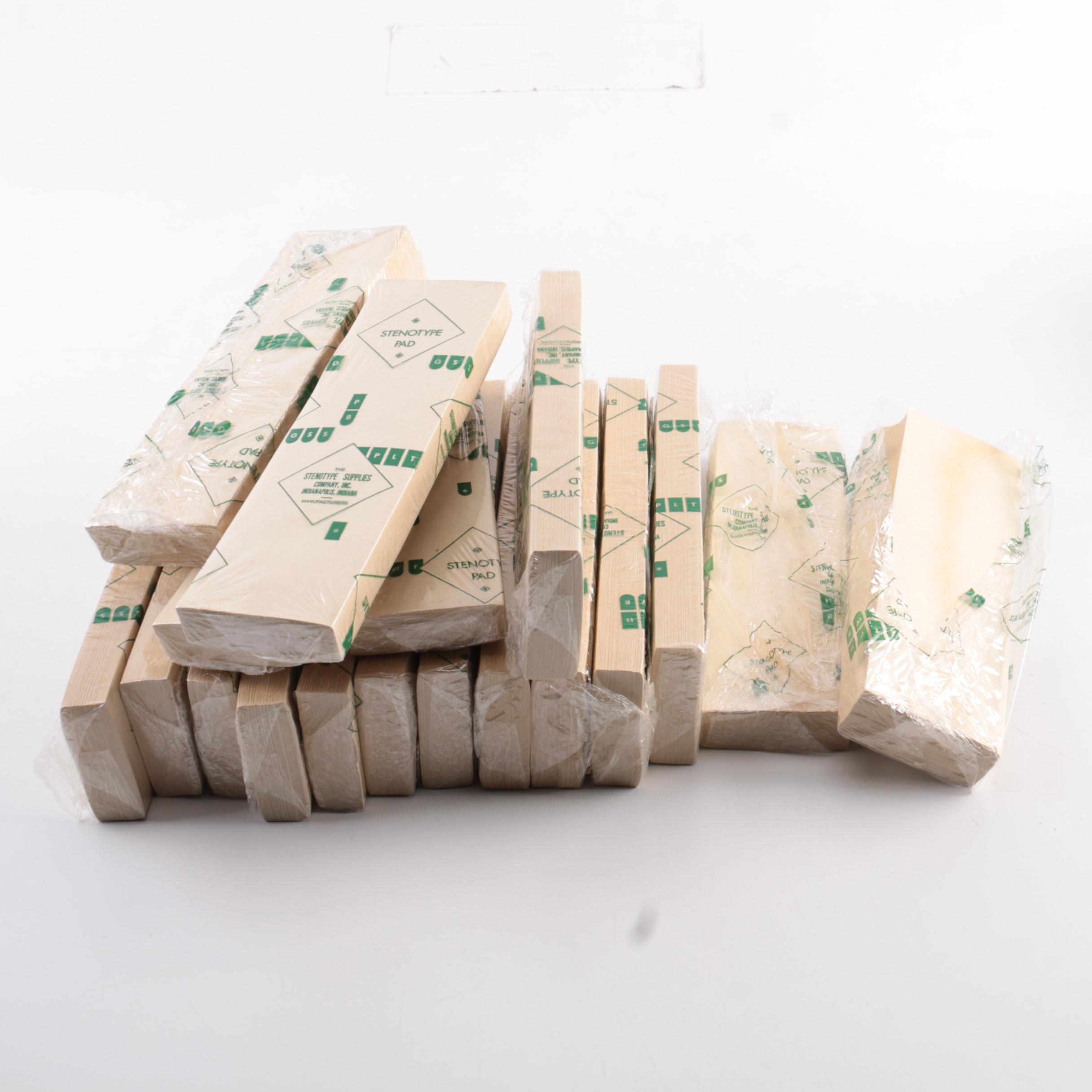 Vintage Stenograph in Case with Ink and Steno Pads