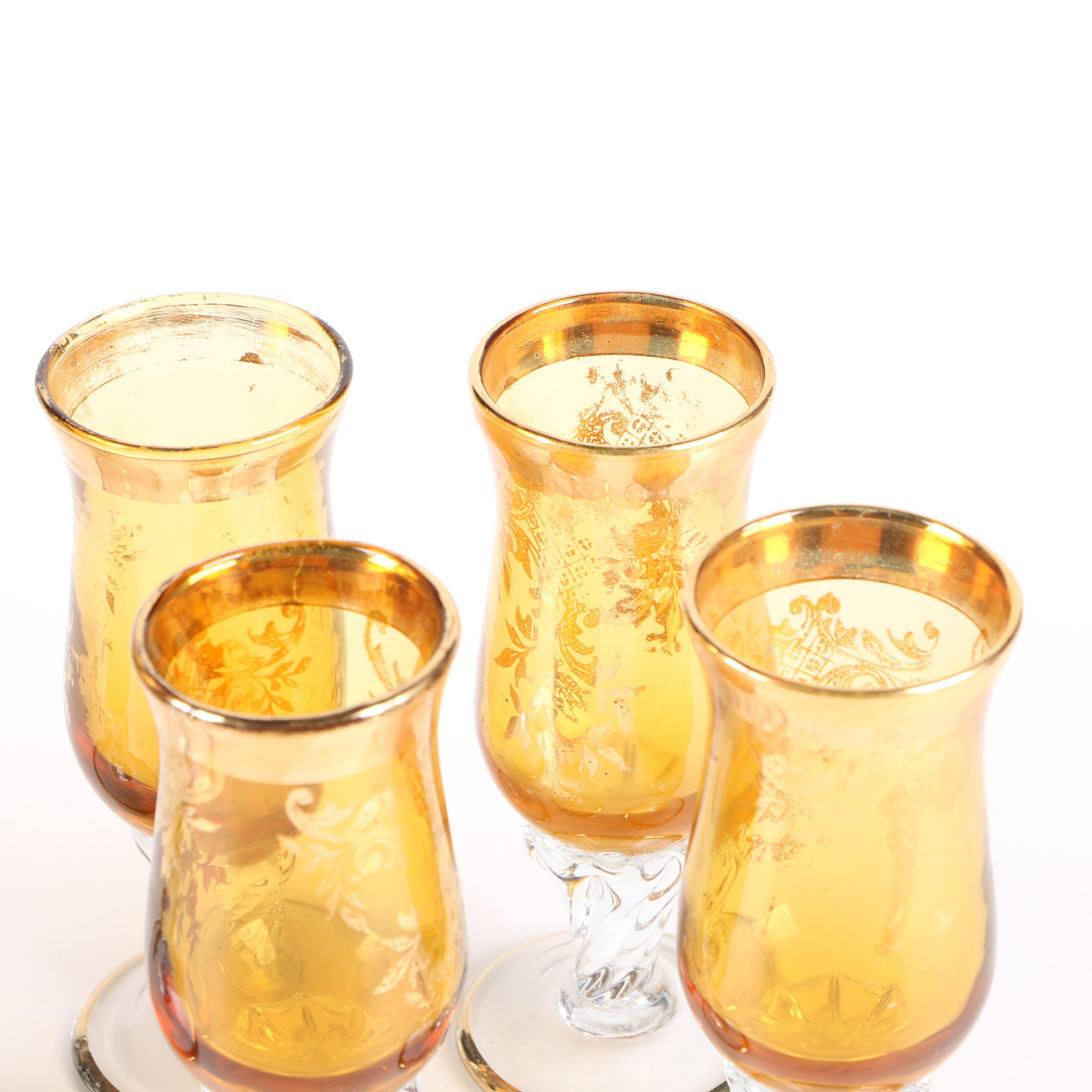 Hand Blown Decanter Set