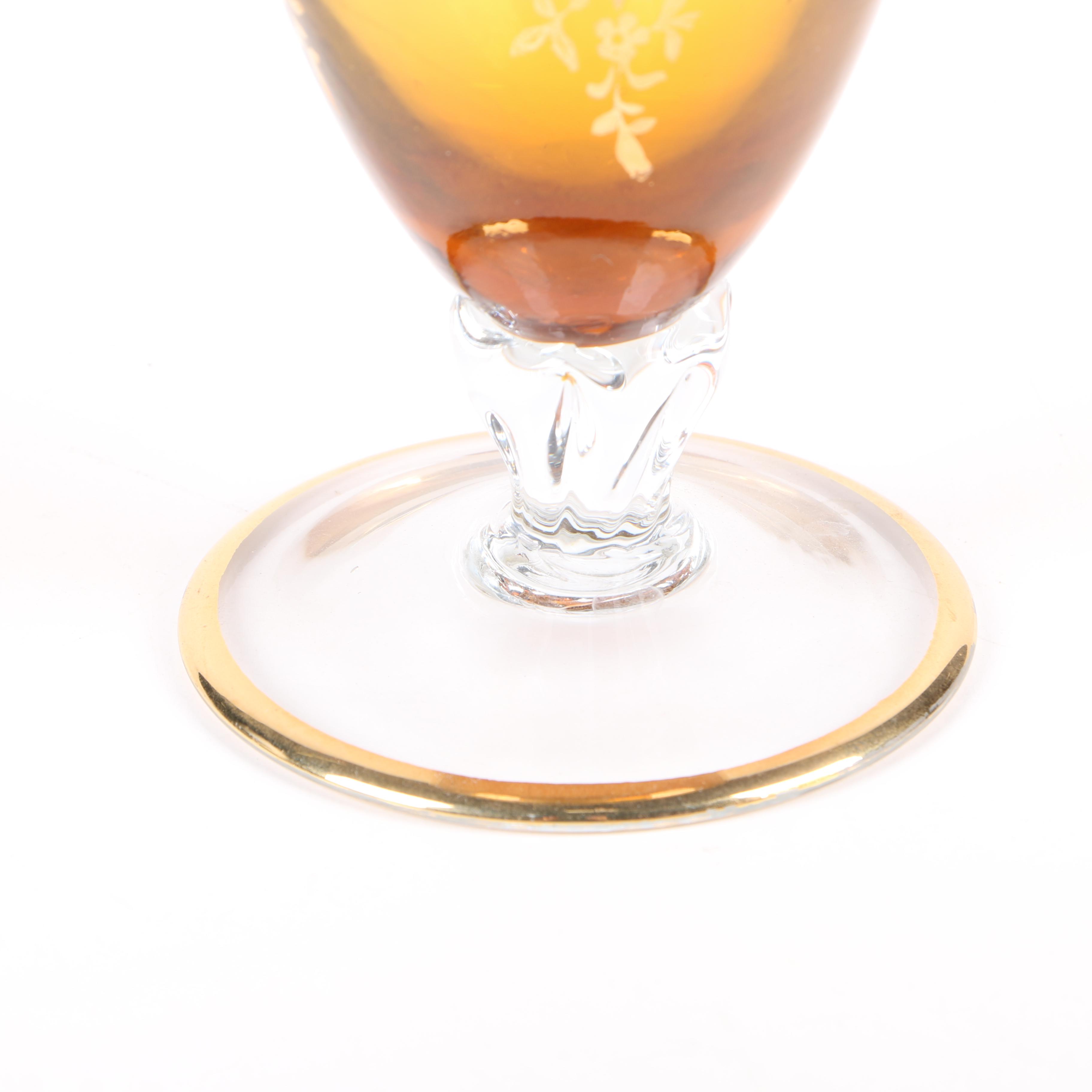 Hand Blown Decanter Set