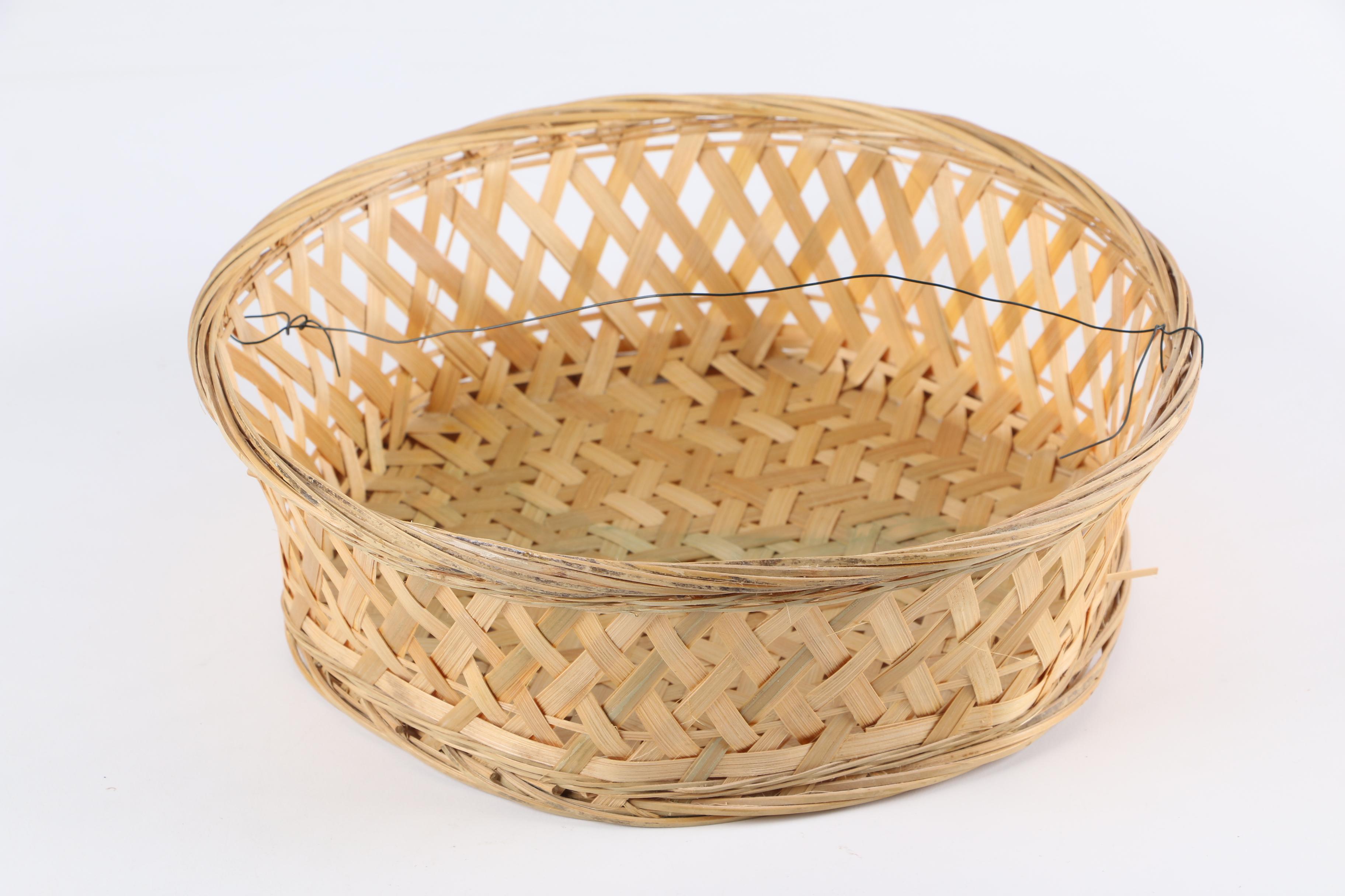 Assorted Wood and Metal Baskets