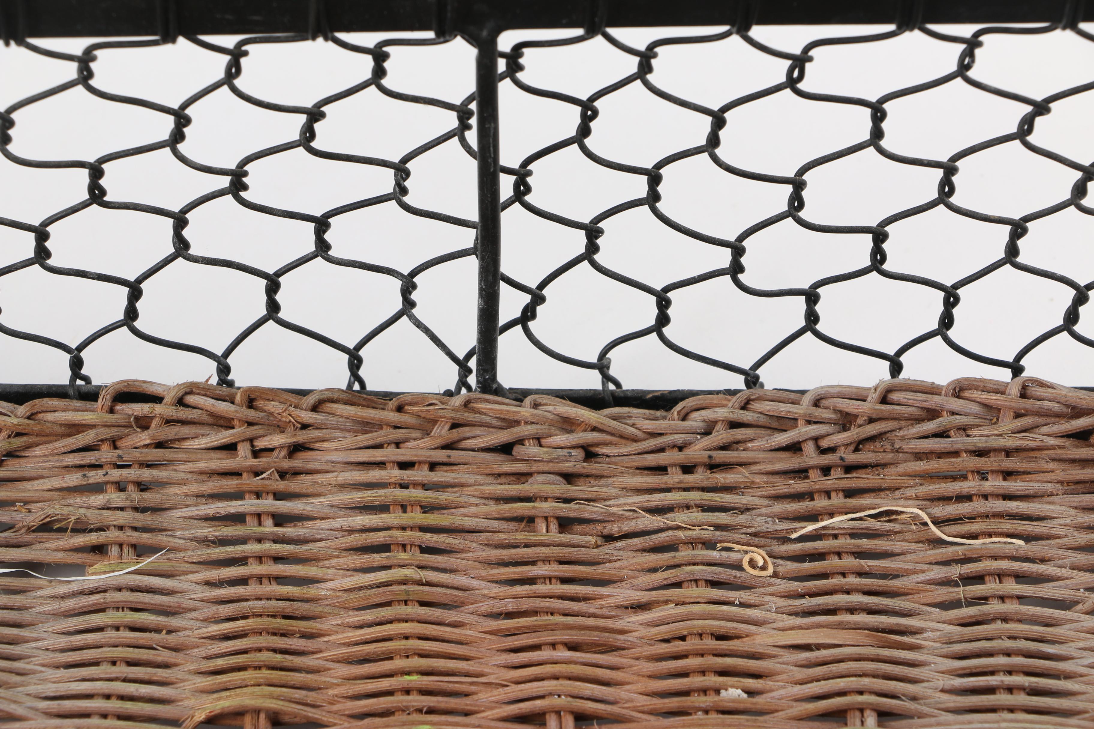 Assorted Wood and Metal Baskets